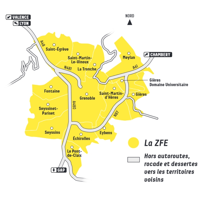 ZFE Grenoble périmètre